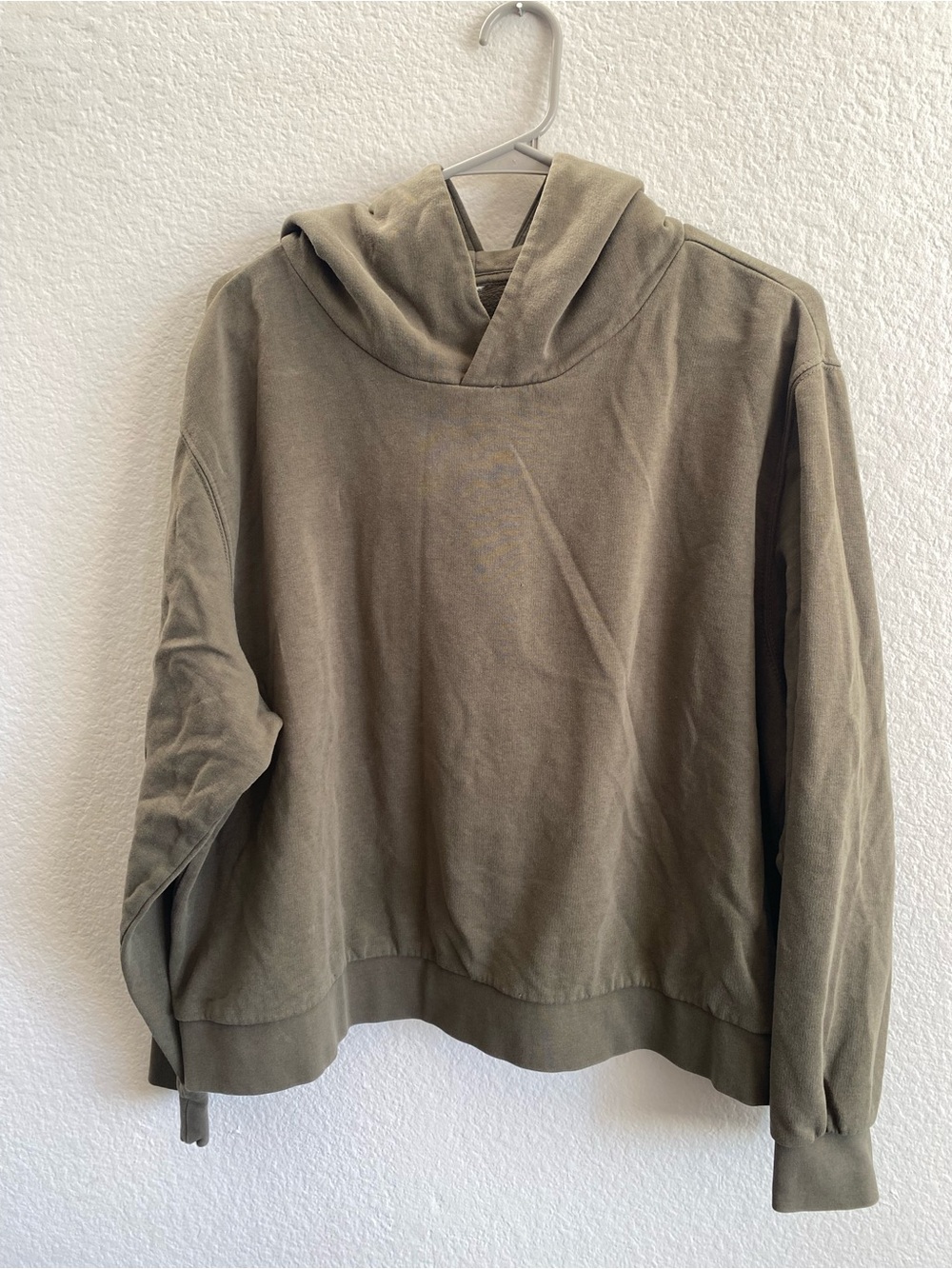 Olive Green Hoodie Sweatshirt